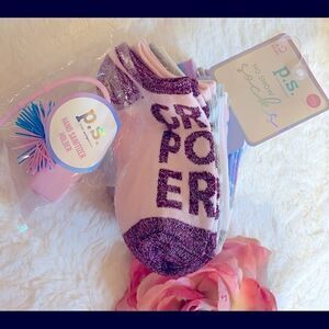 P.S. from Aeropostale  Girls 10 pairs  Socks : S